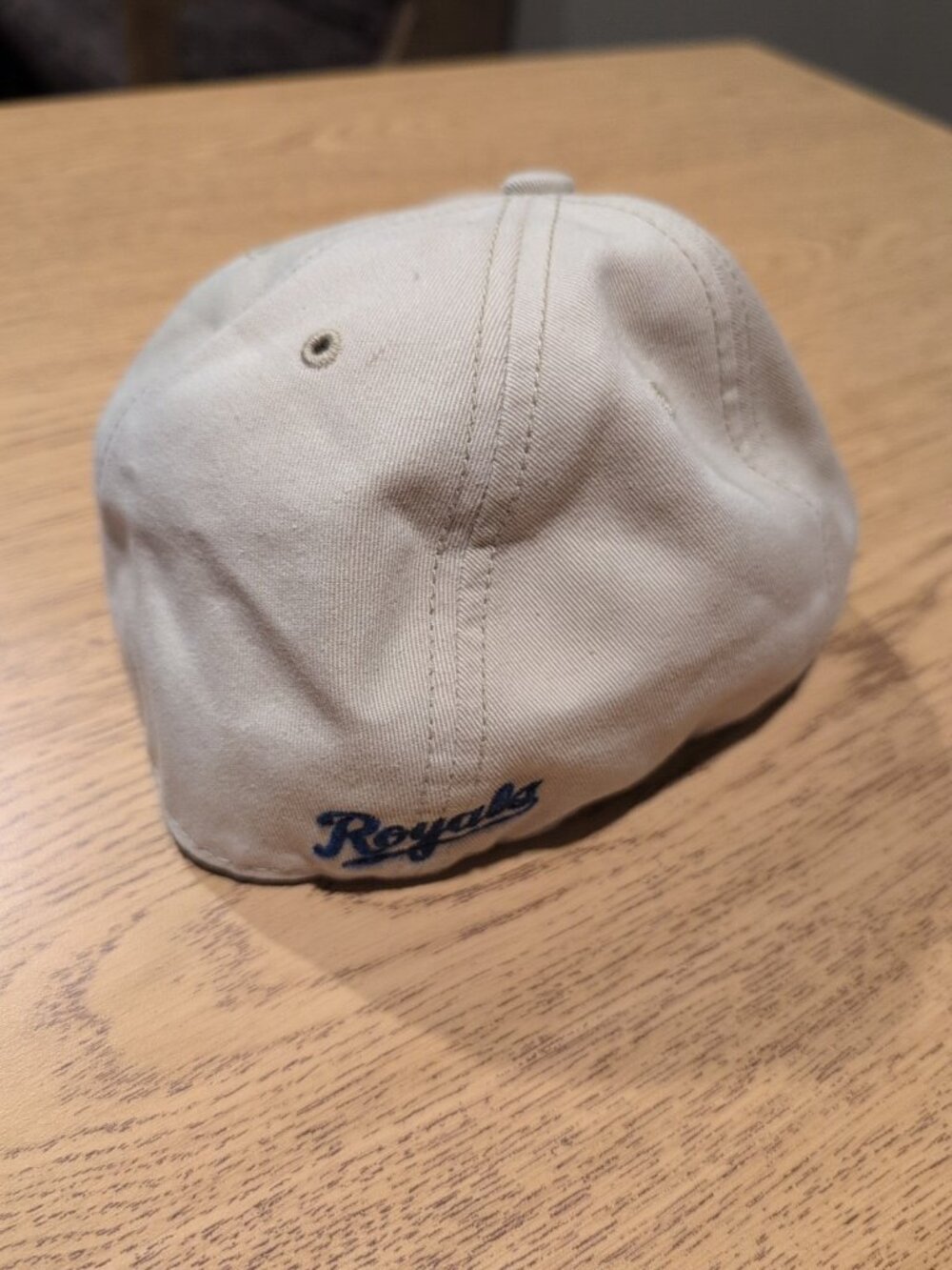 '47 Hat Mens XL Beige Baseball Kansas City Royals Cap Blue - Picture 3 of 11